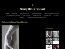 Tablet Screenshot of nancyhines.com